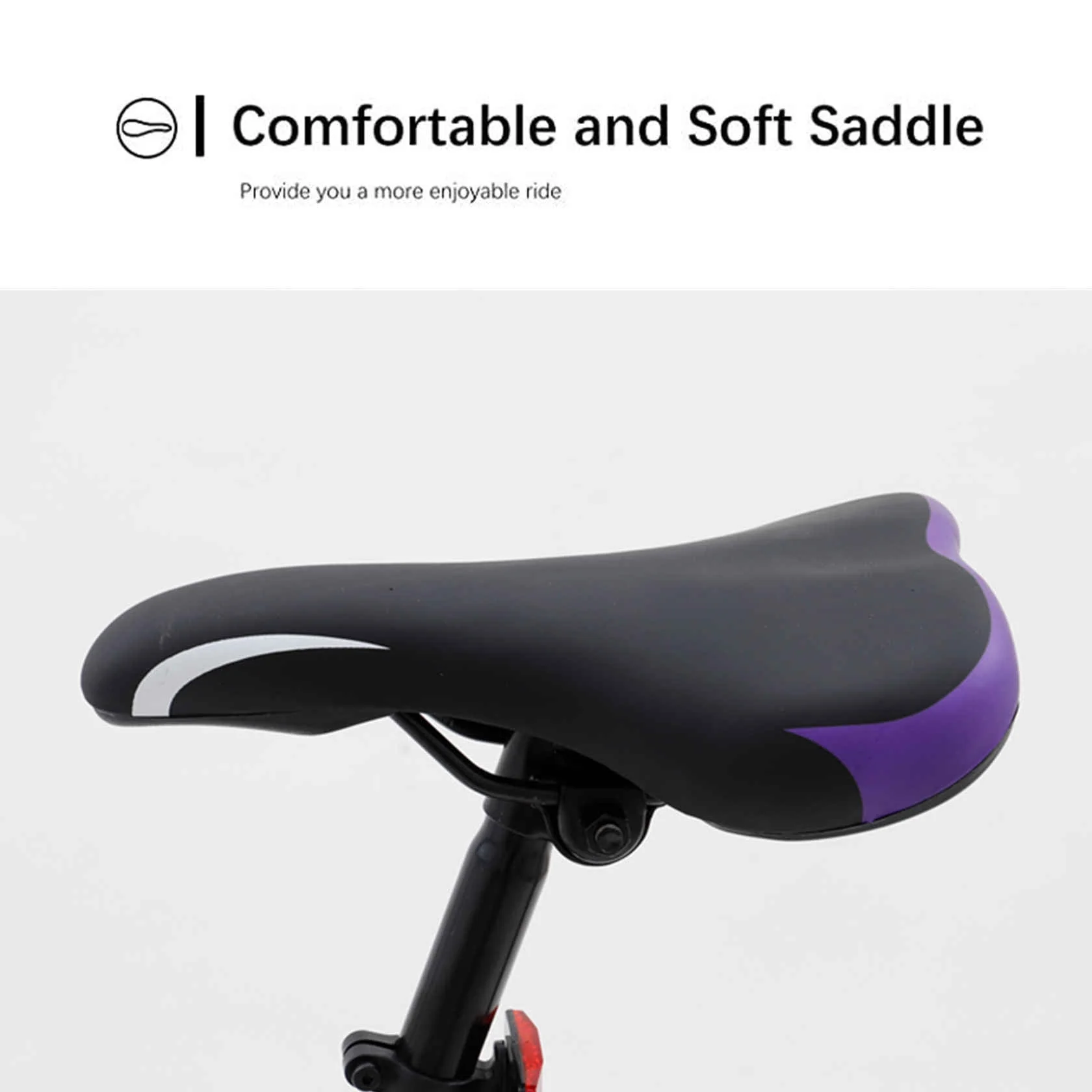 YAPENG Adults Hybrid Bikes,Shimano 21 Speeds Mountain Bike, 26 Inch Wheel Purple