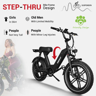 HIMIWAYBIKE Long Range Moped-Style Electric Bike Escape Pro