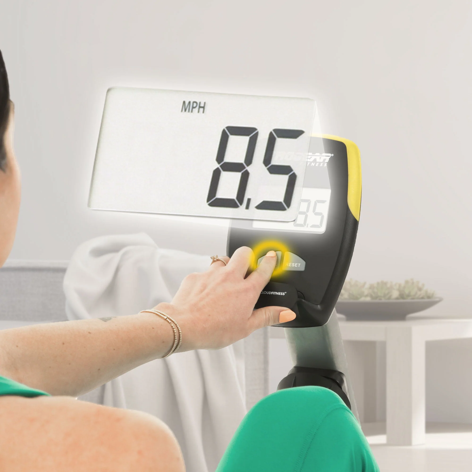 Progear Recumbent Exercise Bike Magnetic Tension 