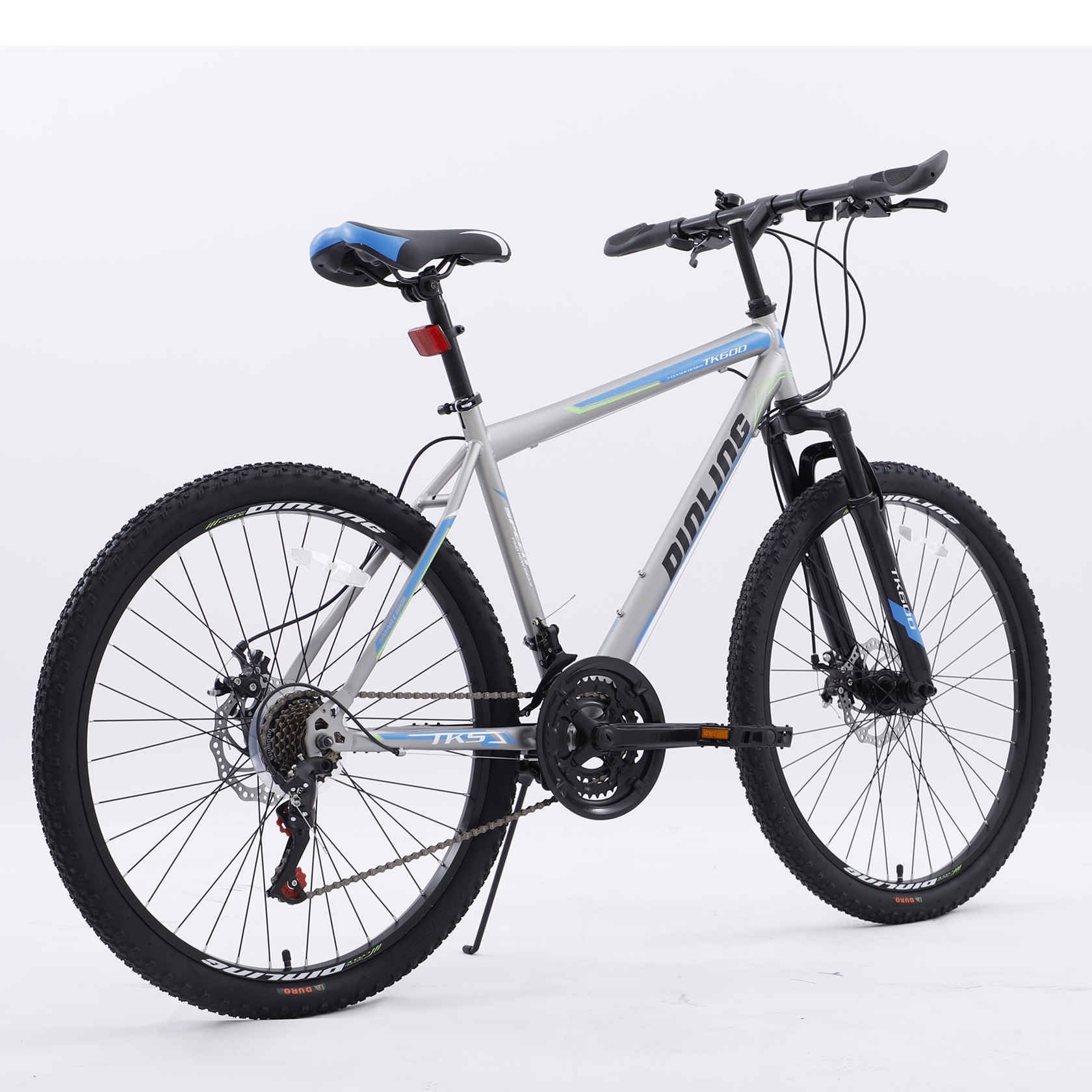 YAPENG 26 inch Mountain Bike, 21-Speed Road Bike for Adults & Teens, Dual Disc Brakes, Blue