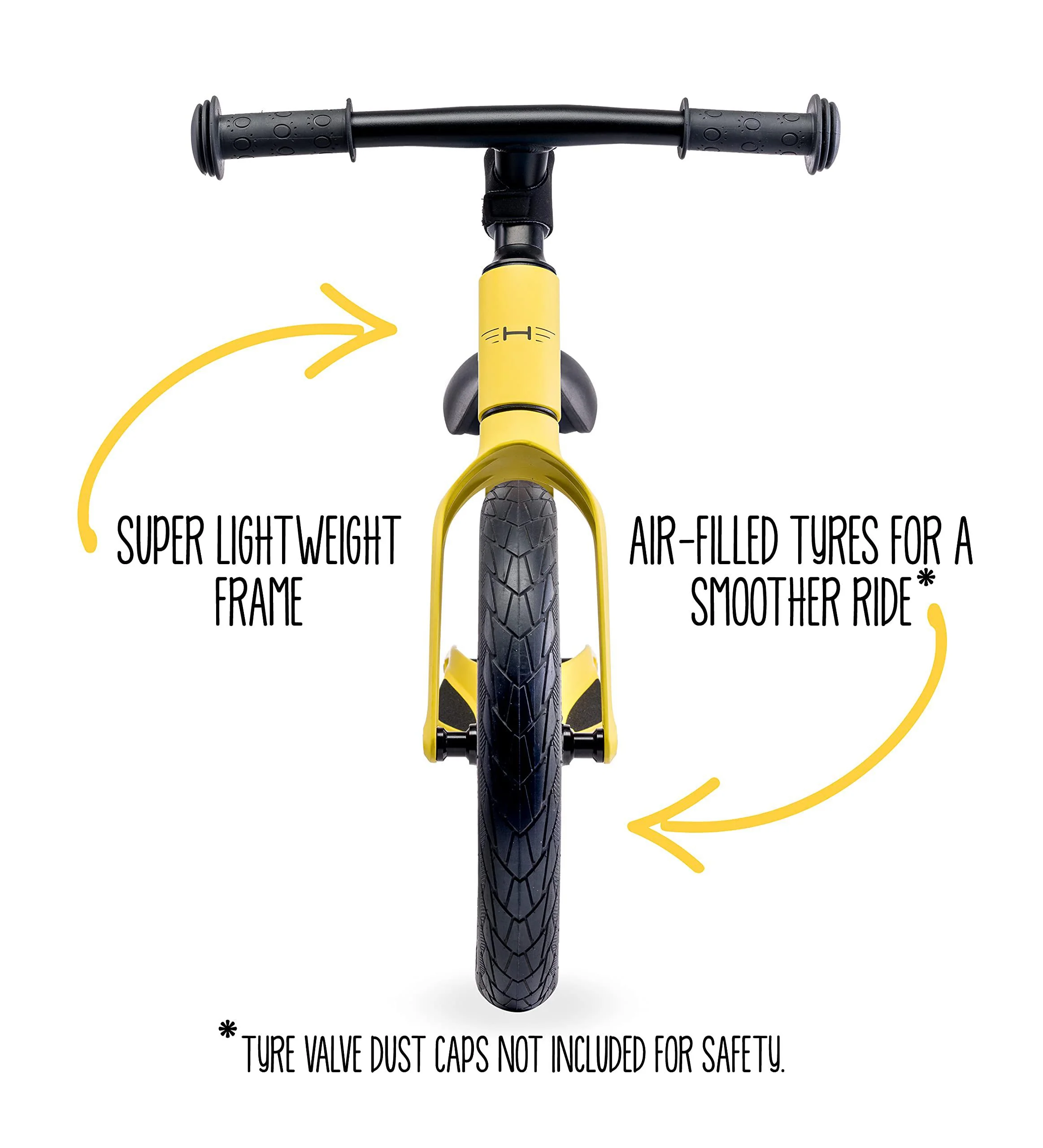 hornit airo balance bike for 18 month toddlers to 5 year old kids, super lightweight magnesium alloy, no pedal, adjustable se