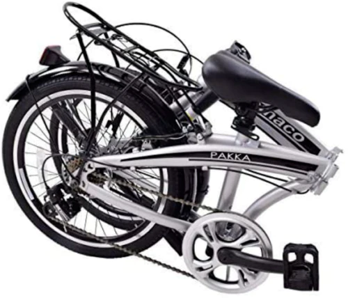 Brand New Folding Bike Pakka Metro 20" Wheel Commuter Bike Silver