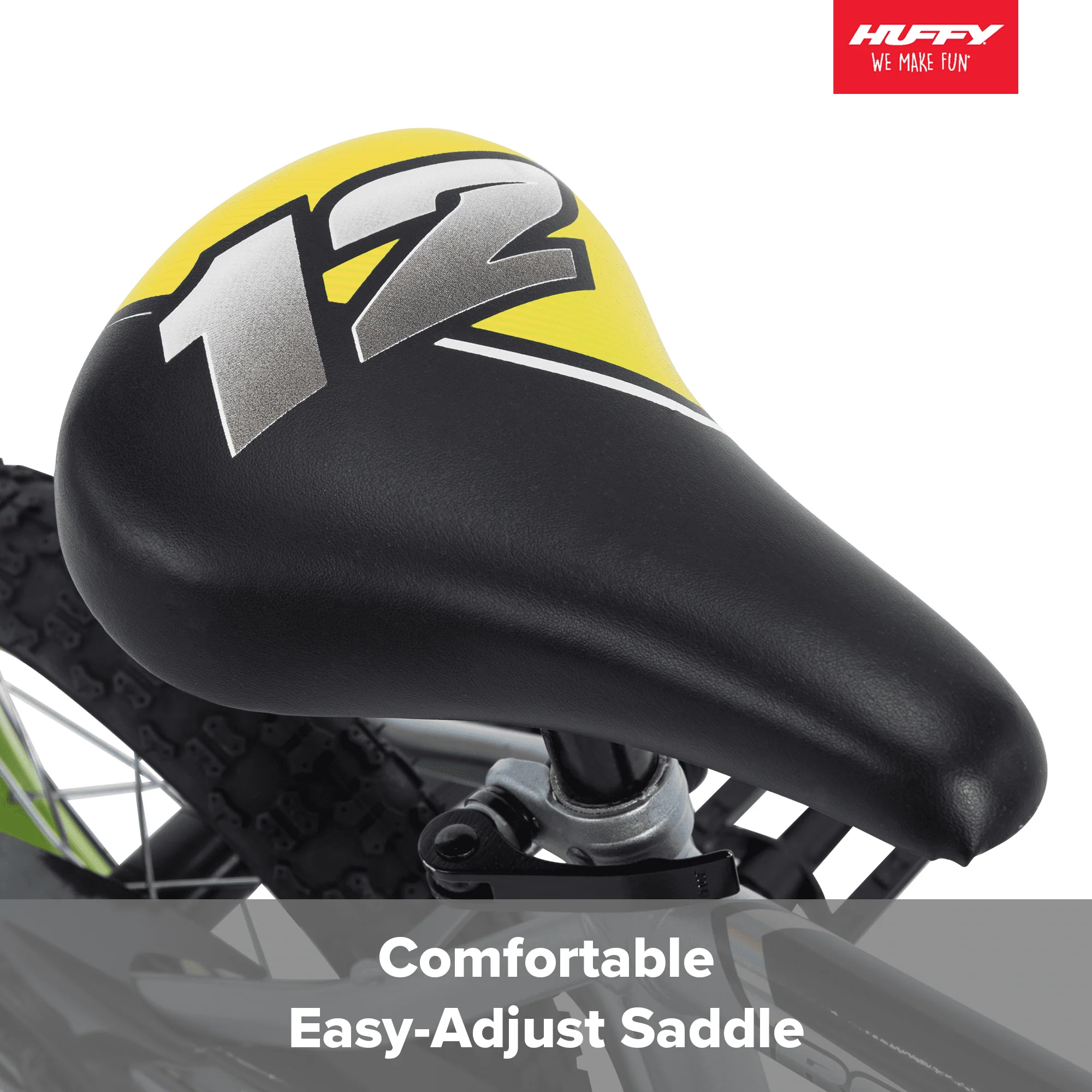 12 in. Rock It Boy Kids Bike, Grey Matte and Lime