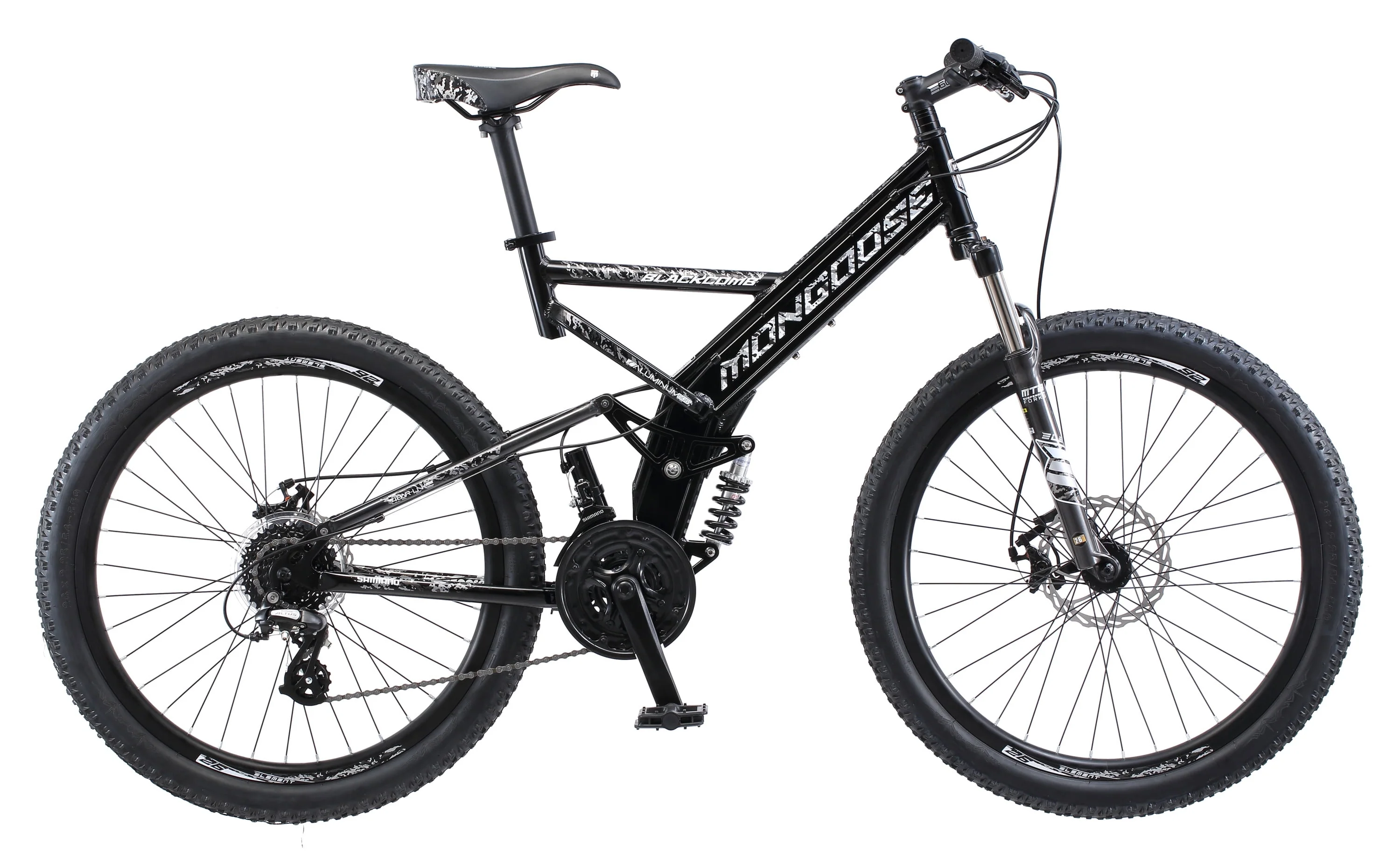 Blackcomb Mountain Bike, 26-inch wheels, 24 speeds, Black, Men's