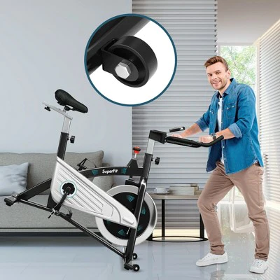 Costway 30Lbs Magnetic Stationary Training Bike Stationary Belt Drive Bicycle