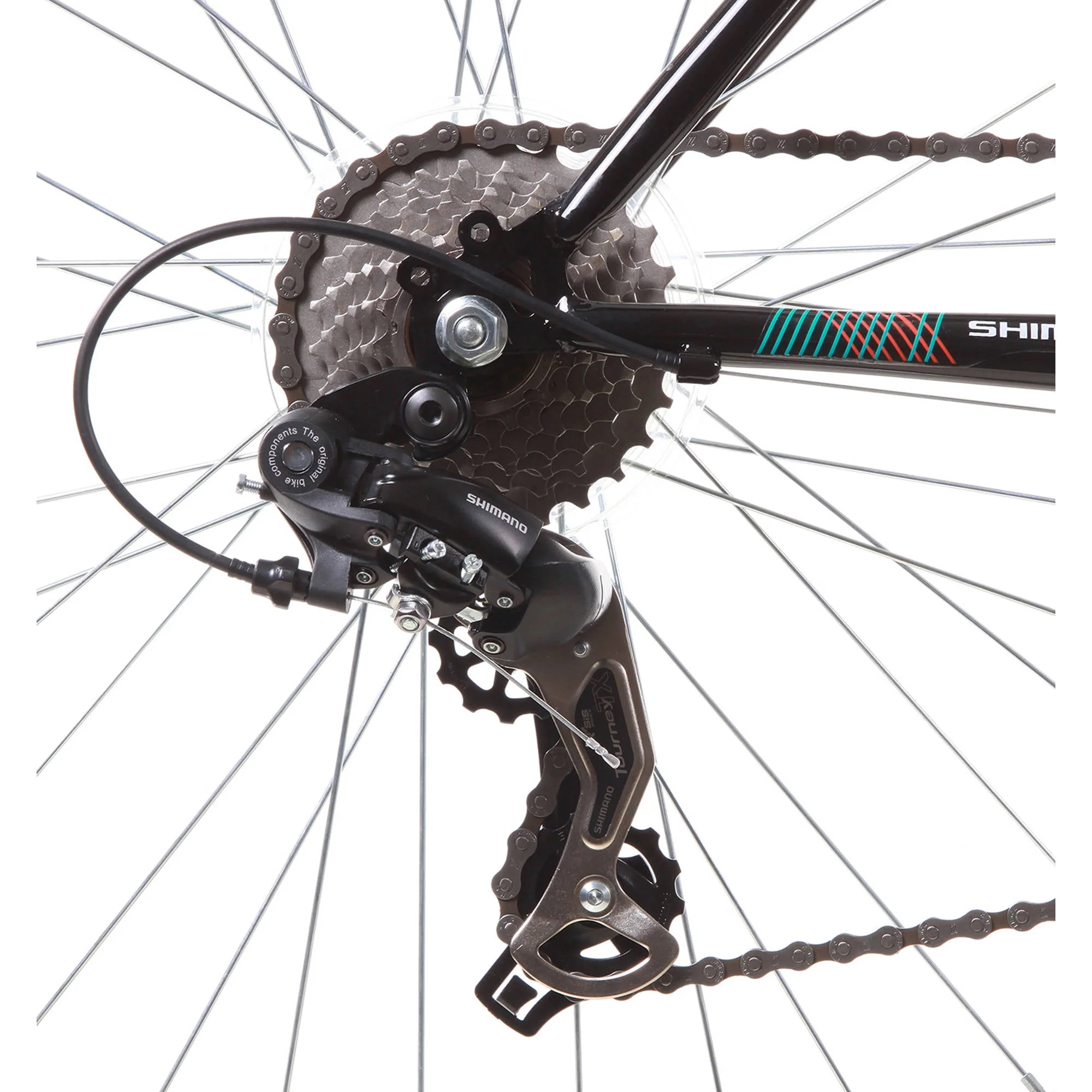 TITAN Trail 21-Speed Suspension Men's Mountain Bike, Black