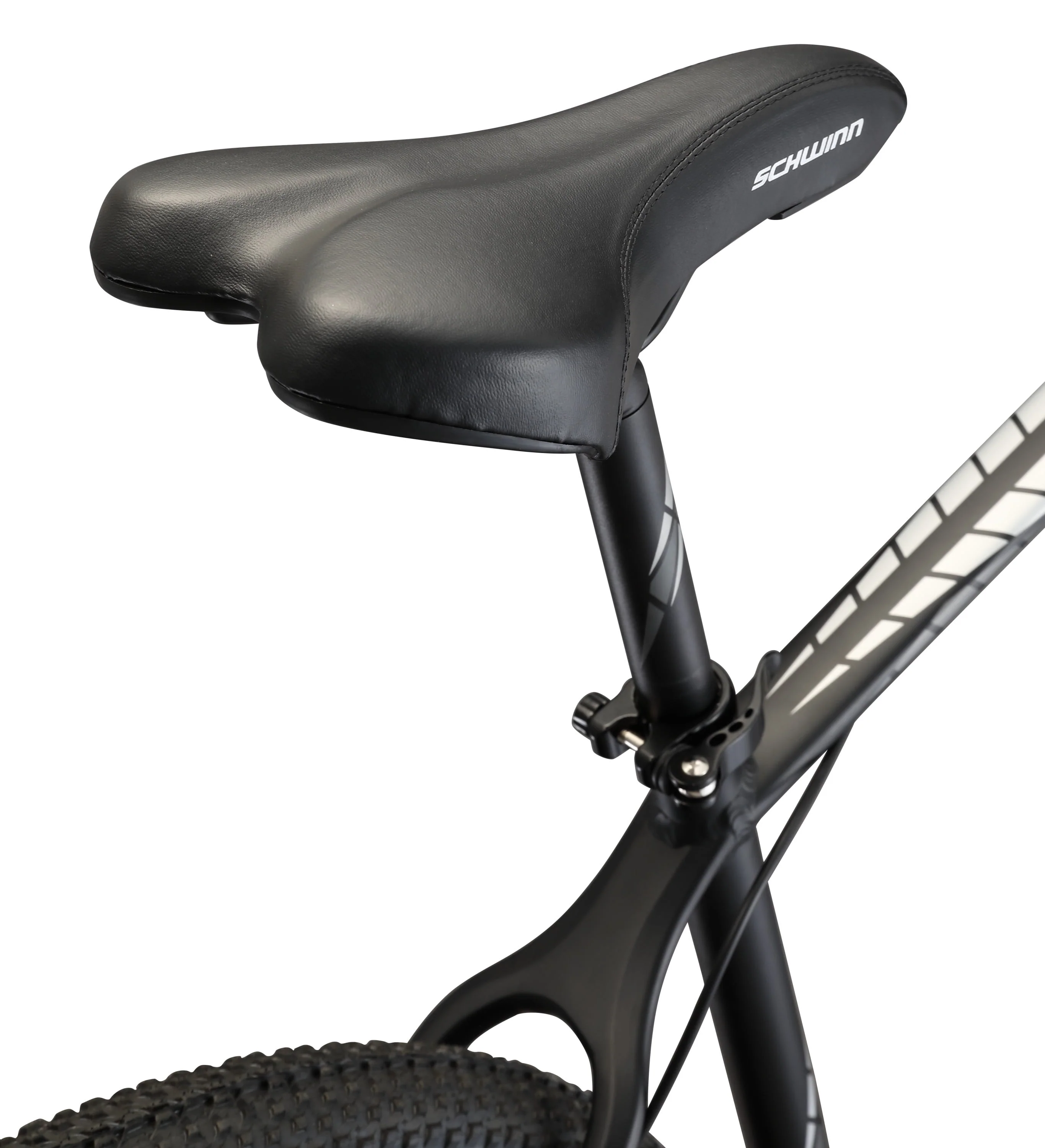 Taff Mountain Bike, 29-Inch Wheels, 8 Speeds, Black / White