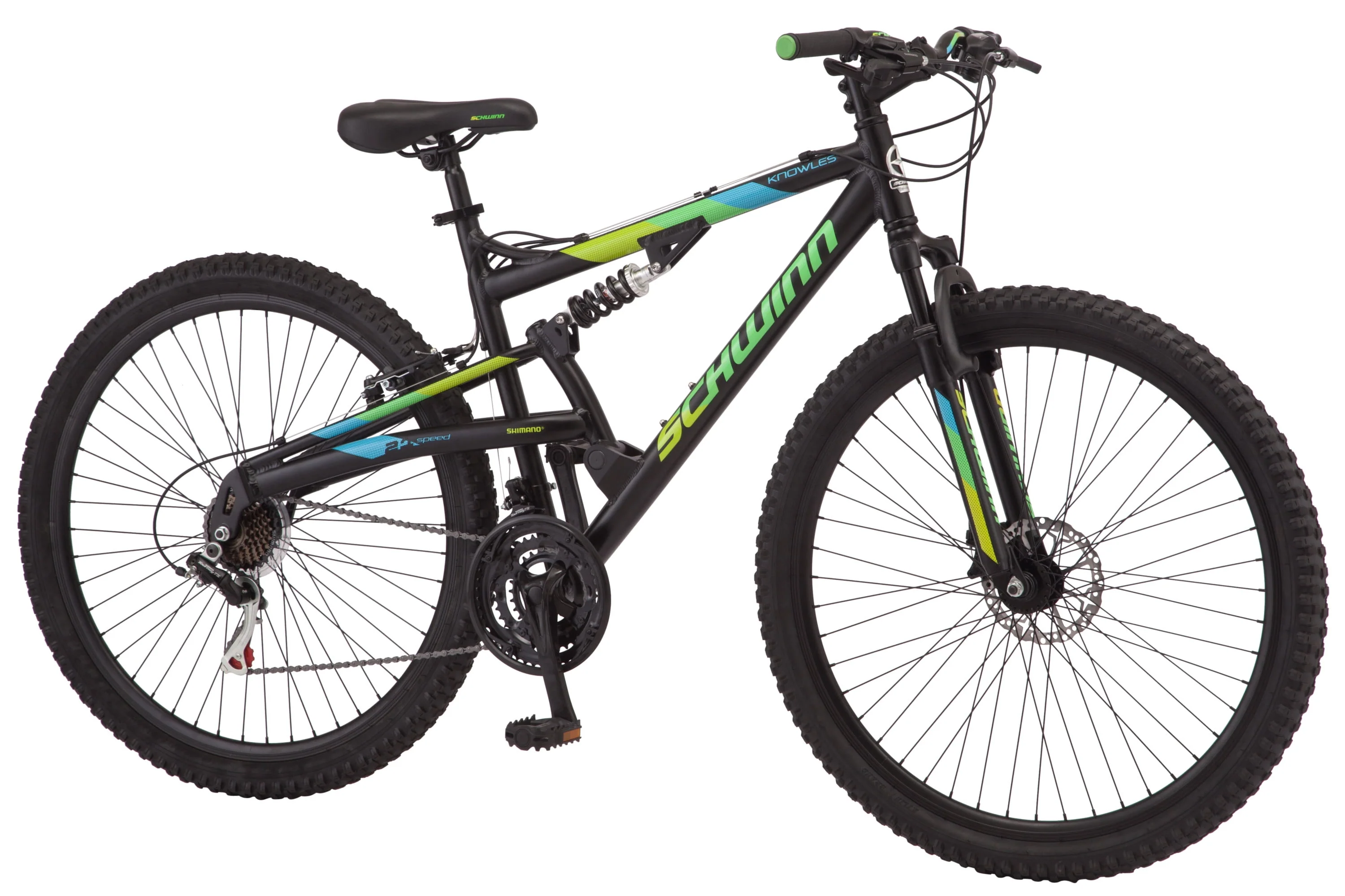 29-in. Knowles Mens Mountain Bike, Black, 21 Speeds
