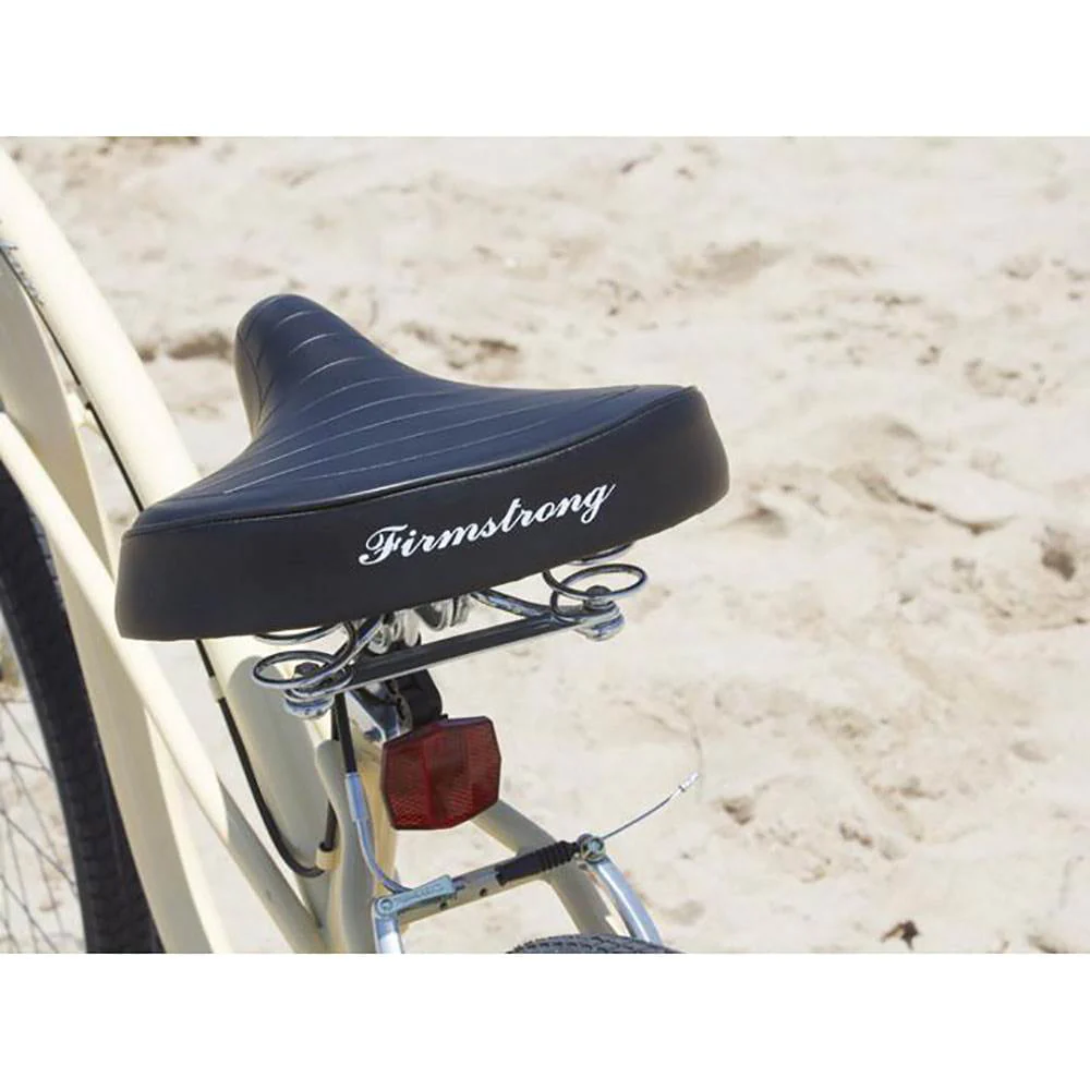 Firmstrong Urban Lady 7 Gear Speed Women's 26 Inch Beach Cruiser Bike, Vanilla