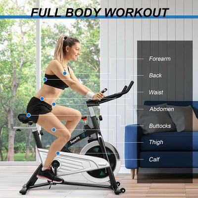 Costway 30Lbs Magnetic Stationary Training Bike Stationary Belt Drive Bicycle