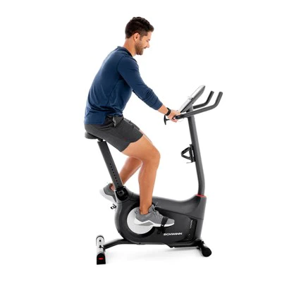 Schwinn 130 Upright Bike Exercise Bike - Silver