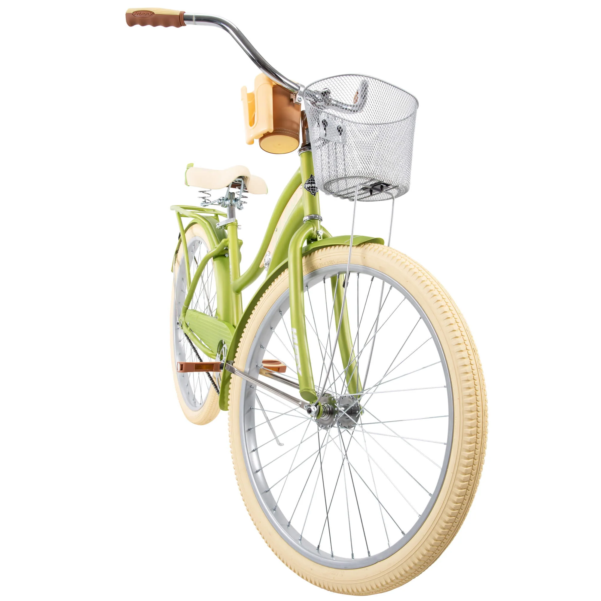 Nel Lusso Classic Cruiser Bike with Perfect Fit Frame, Women's, Green, 26