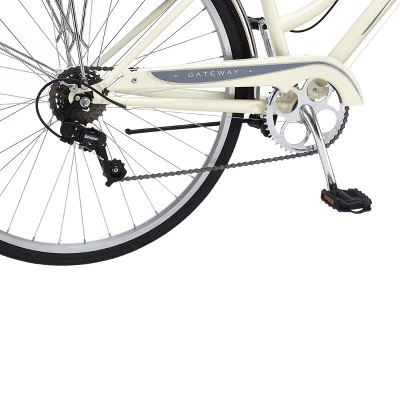 Schwinn Women's Gateway 700c/28" Hybrid Bike - Cream