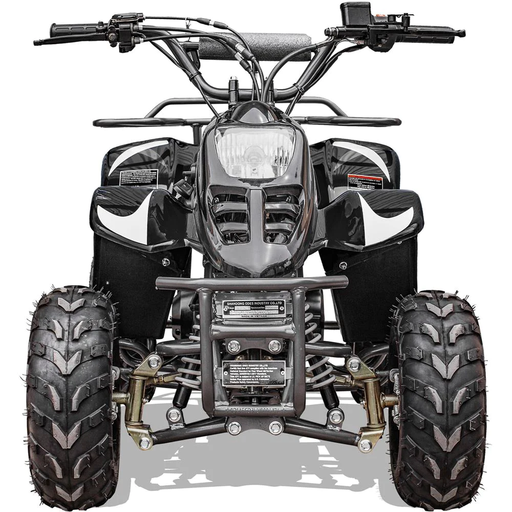 MotoTec Rex 110cc 4-Stroke Kids Gas ATV Black