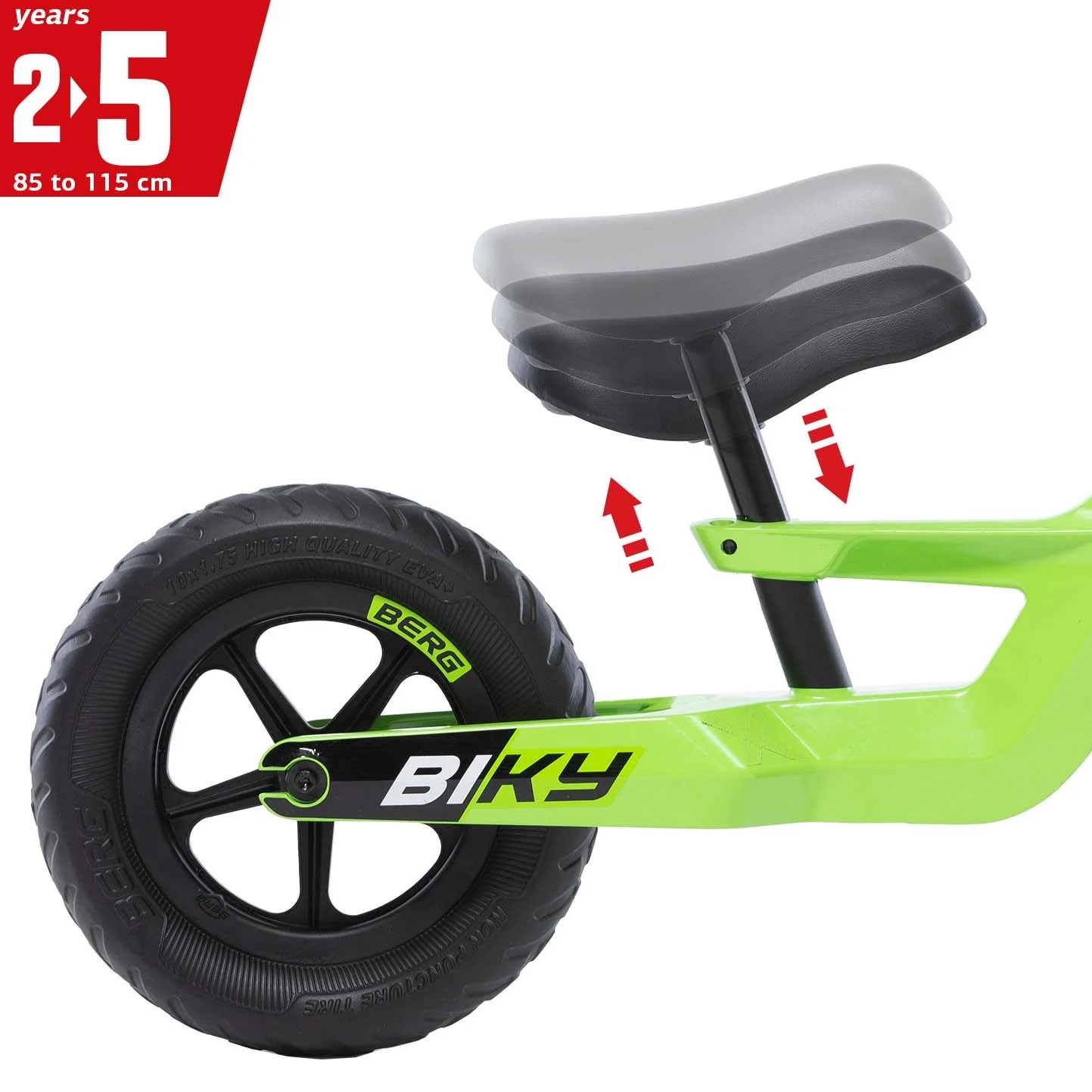 BERG Biky Mini Balance Bike - Green
