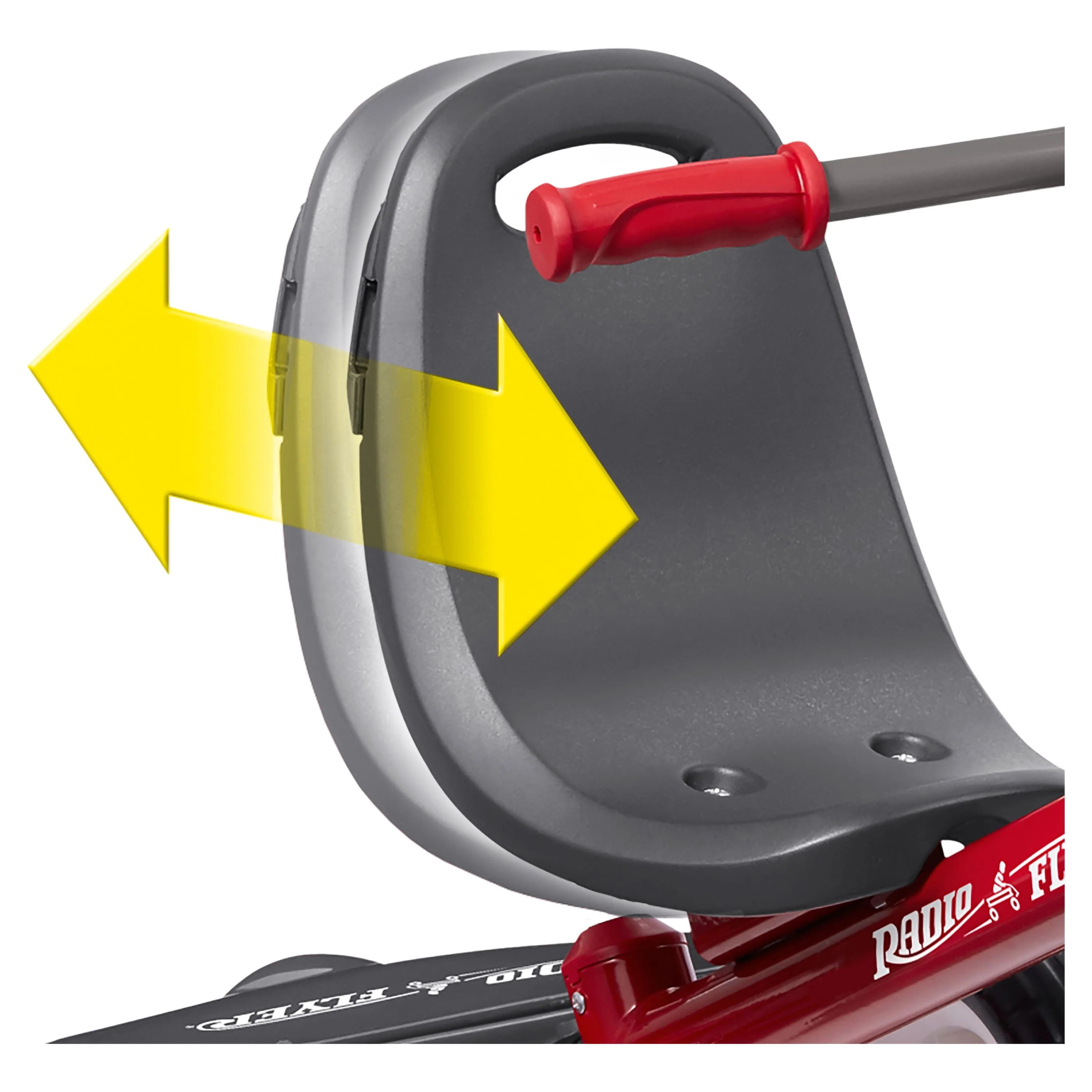 Radio Flyer, 4-in-1 Stroll 'N Trike with Activity Tray, Red & Gray, Convertible Tricycle