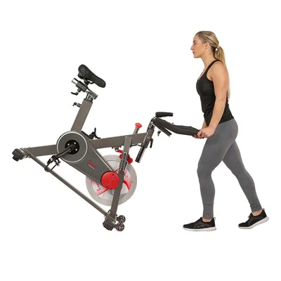 Sunny Health & Fitness Training Cycling Battery Exercise Bike - Gray
