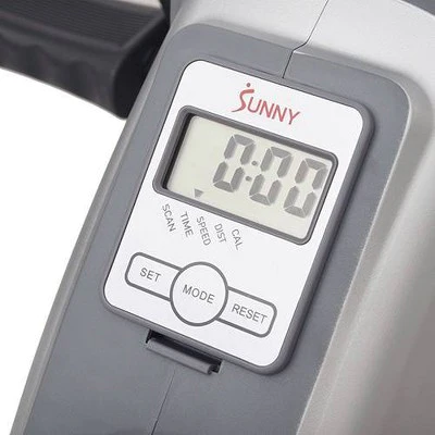 Sunny Health & Fitness Magnetic Mini Exercise Bike - Gray