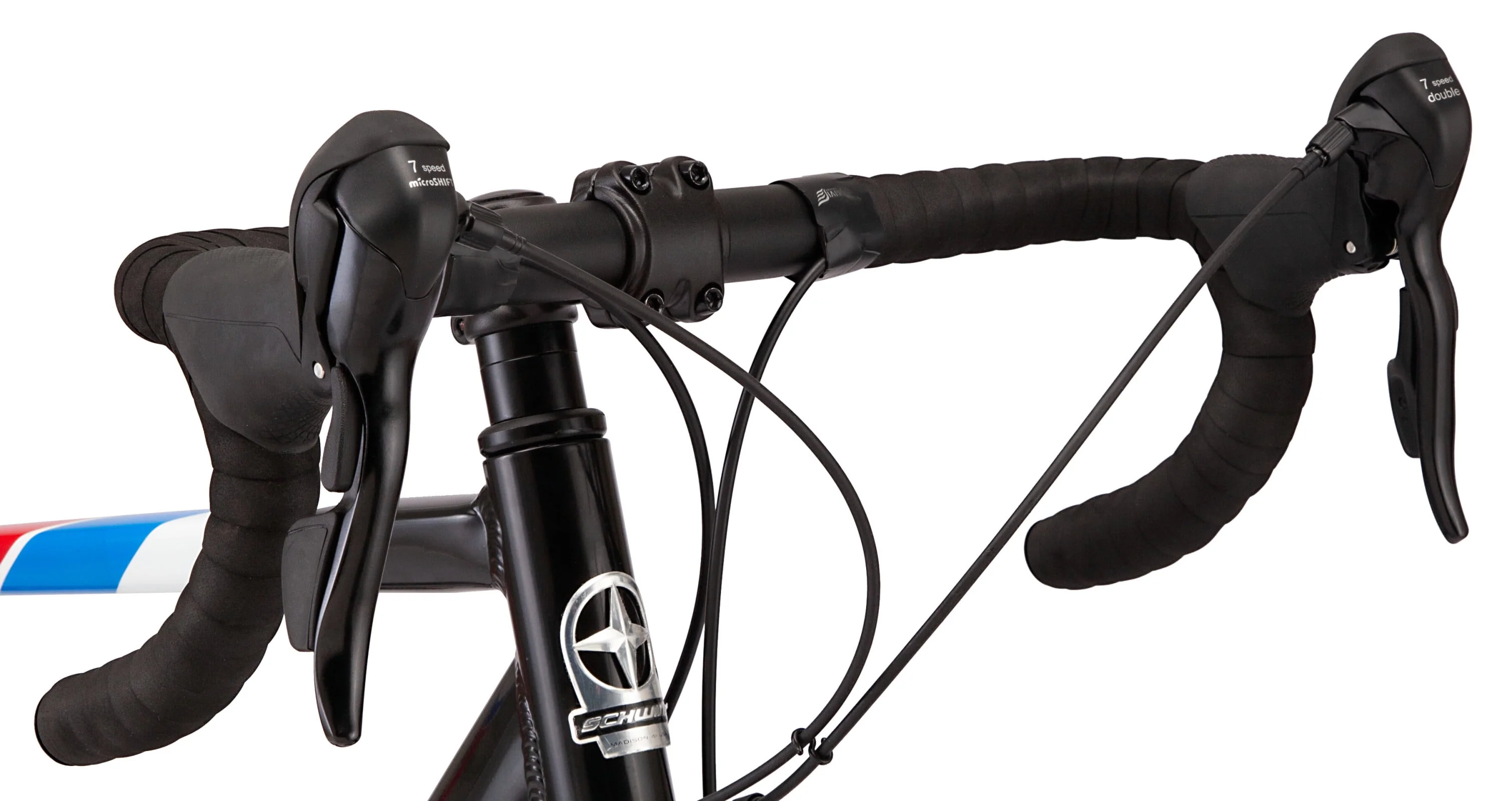 Millsaps Road Bike, 700c wheels, 14 speeds, black / red, cyclocross