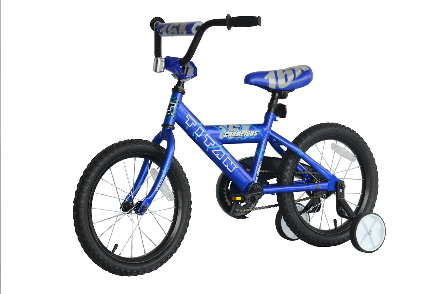 Titan Champions 16-Inch Boys BMX Bike, Blue