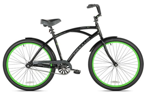 Kent 26" La Jolla Cruiser Men's Bike, Black/Green fast shipping new