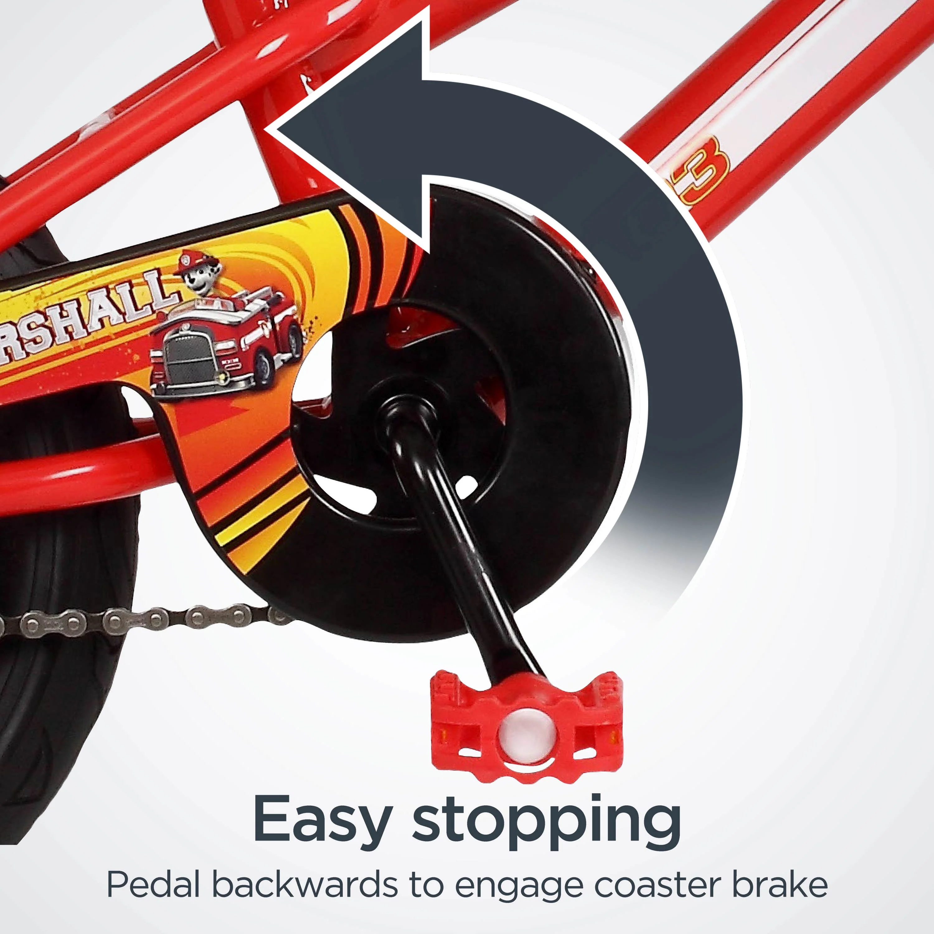 Nickelodeon Paw Patrol Marshall 12in. Kids Bike By Schwinn, Ages 2 to 4, Red