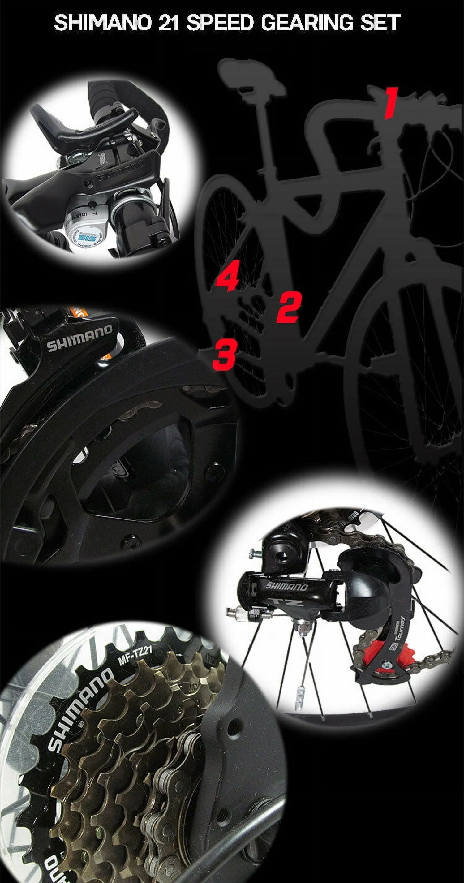 Trinx TEMPO1.0 700C Road Bike 21 Speed Racing Bicycle Black Green