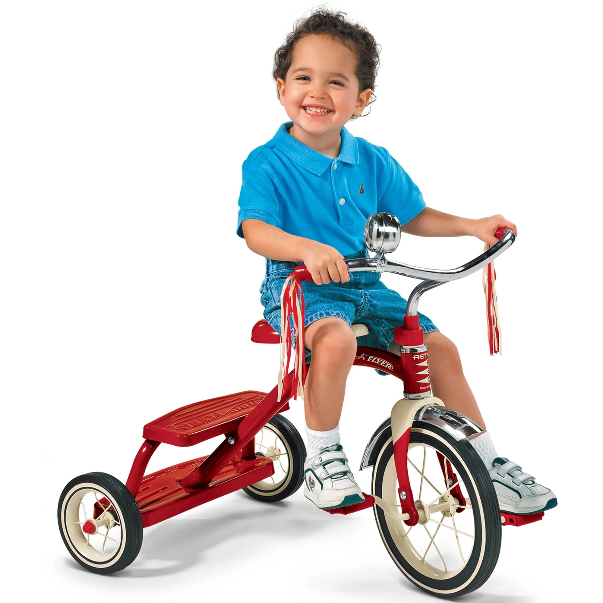 Radio Flyer, Classic Red Dual Deck Tricycle, 12