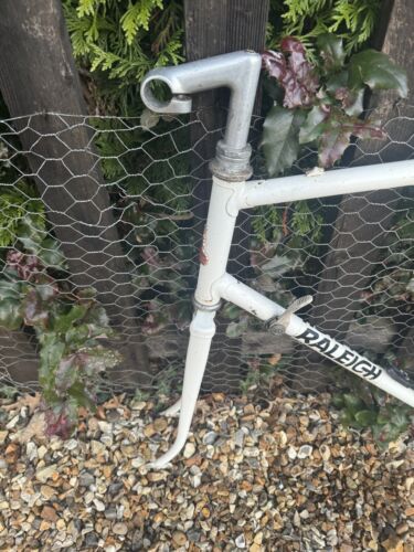 RALEIGH FLYER MENS RACING BICYCLE BIKE - WHITE - 23" FRAME