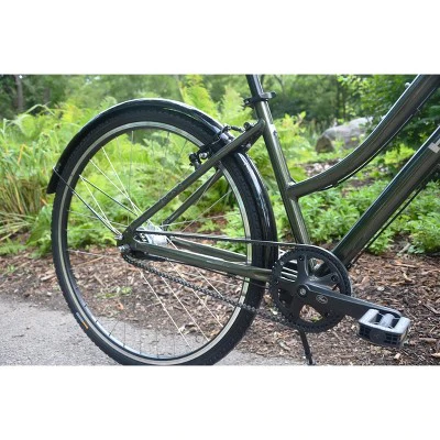 HEAD Groove 700c Belt Drive City Bike, Small, Moss Green