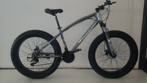 26" Gray Big Cat Fat Bike G MTB Snow Beach front suspension,dis<wbr/>c brake 21sp