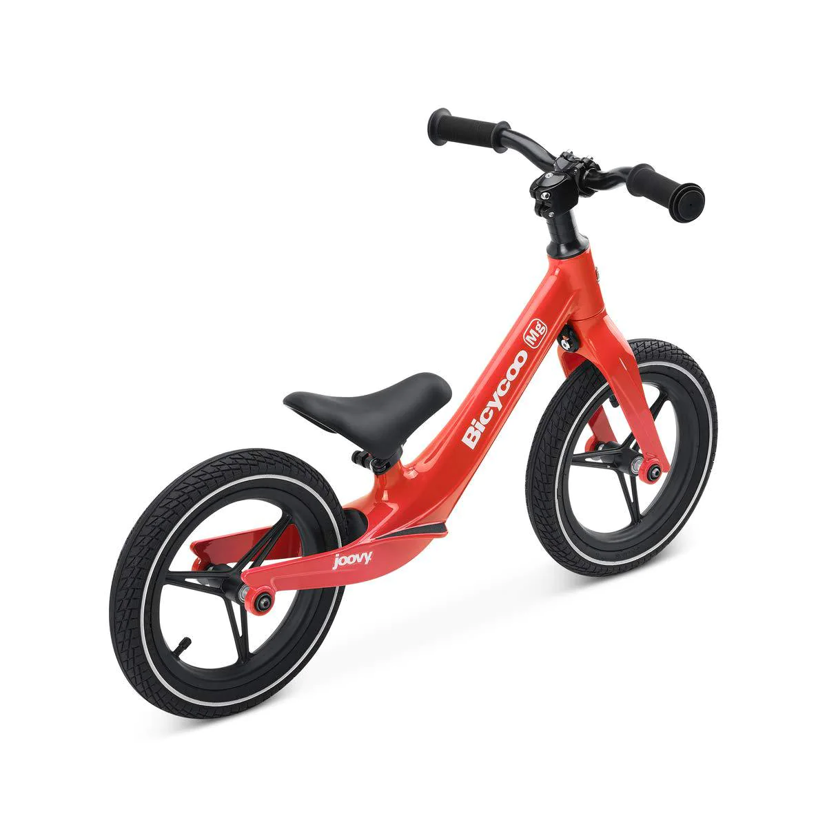 joovy bicycoo mg balance bike, toddler bike,12 inches, rorange