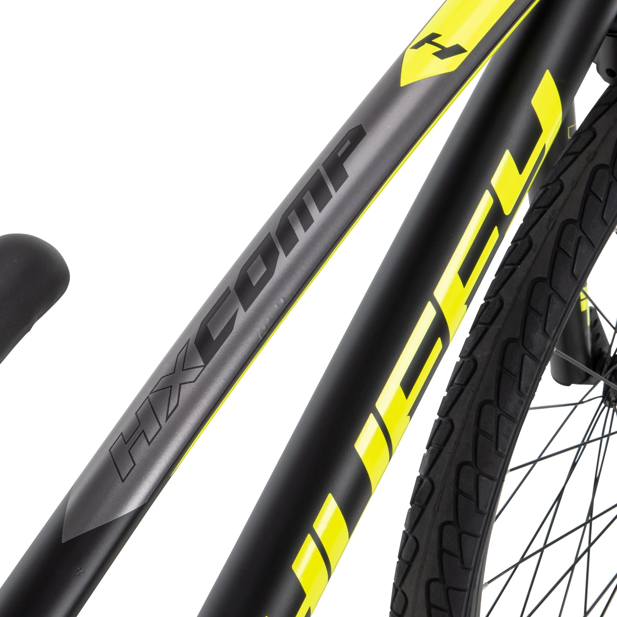 HX Cruiser 24-inch BMX Bike for Boys, Black/Yellow