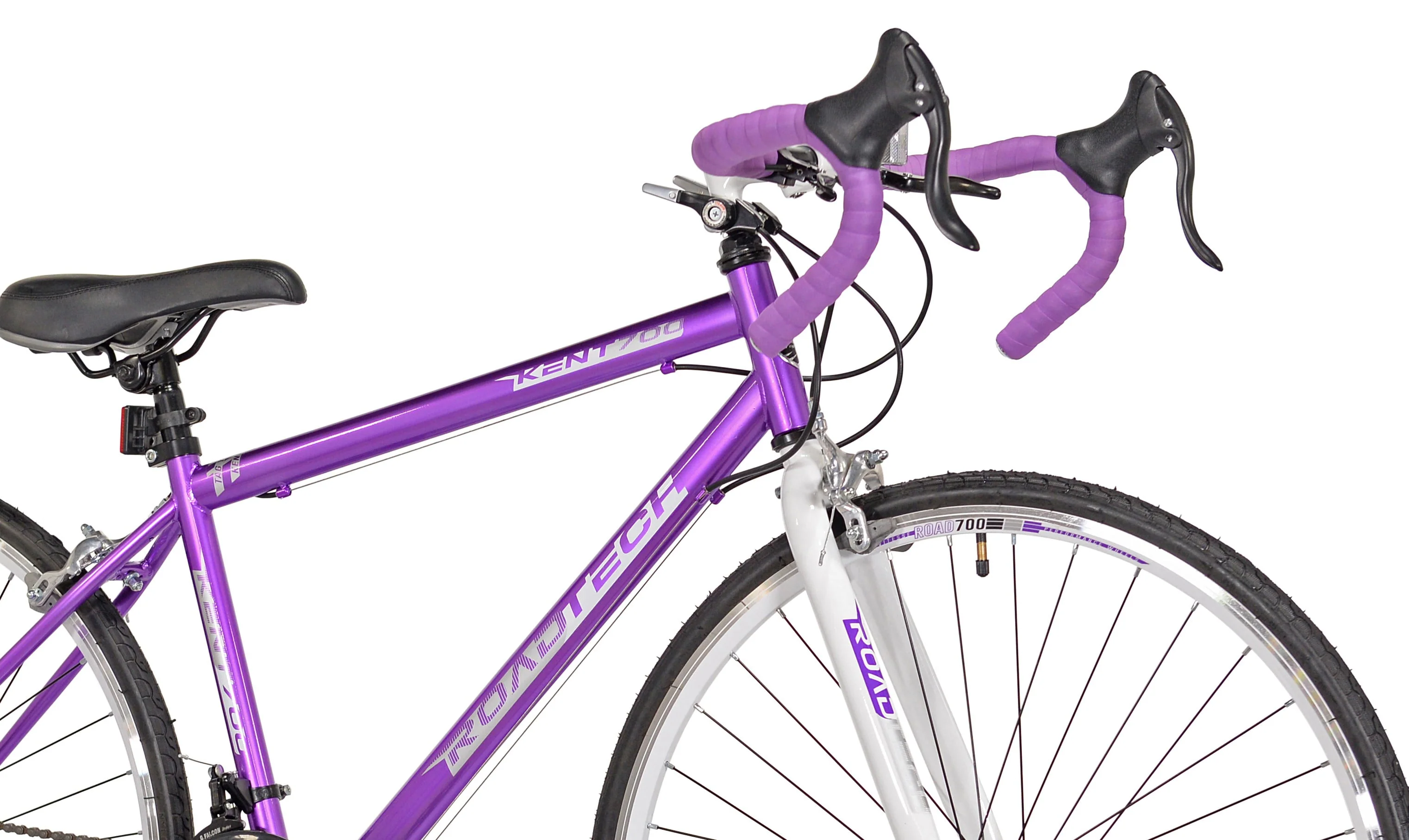 Kent Bicycles 700c Women's RoadTech Road Bicycle, Purple/White
