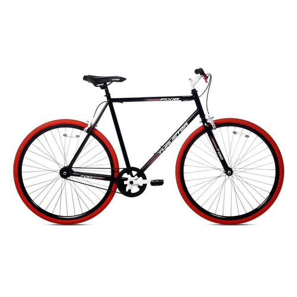 Kent 700c Thruster Fixie Men's Bike, Black/Red