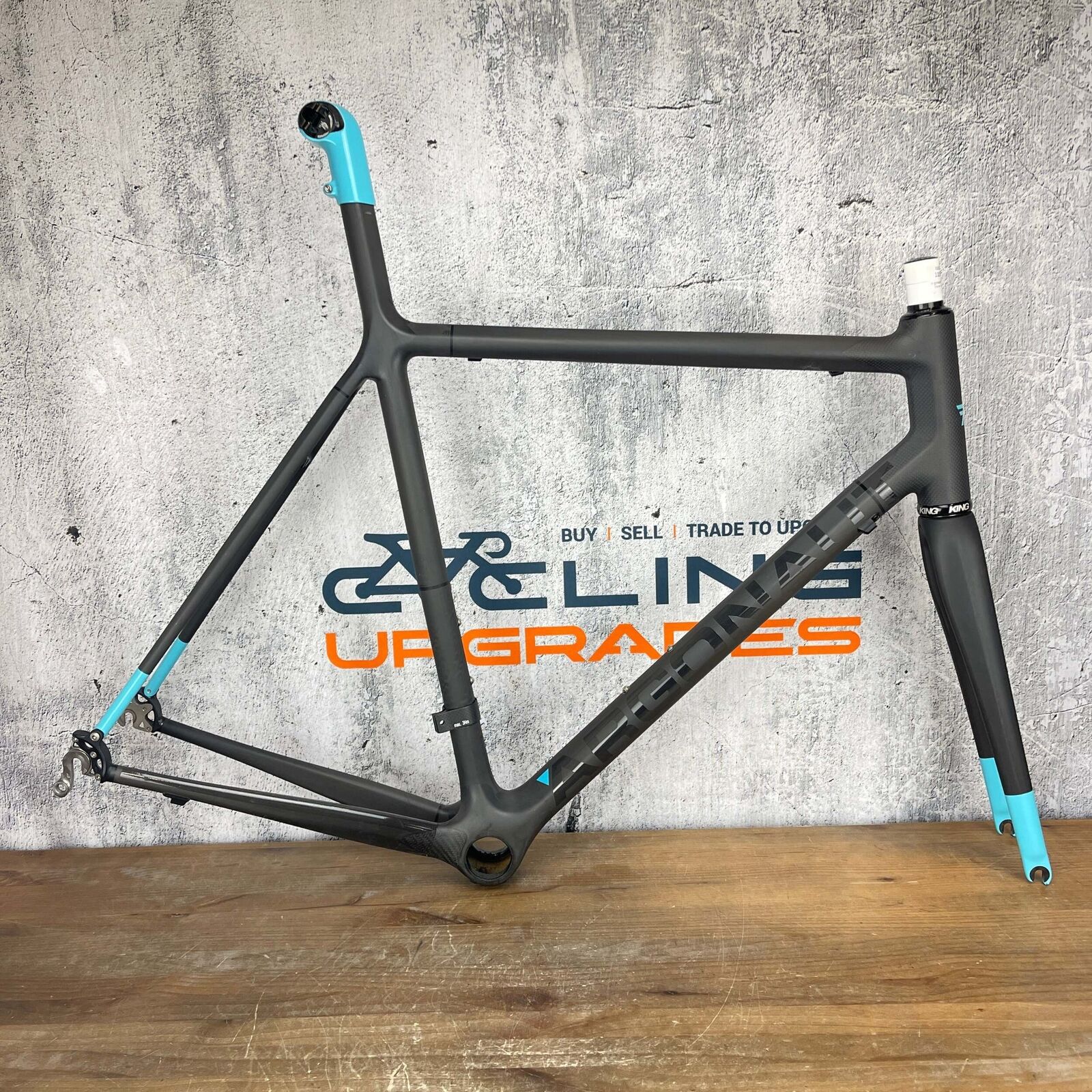 2019 Argonaut 55cm Rim Brake Road Bike Carbon Frameset 700c 1509g