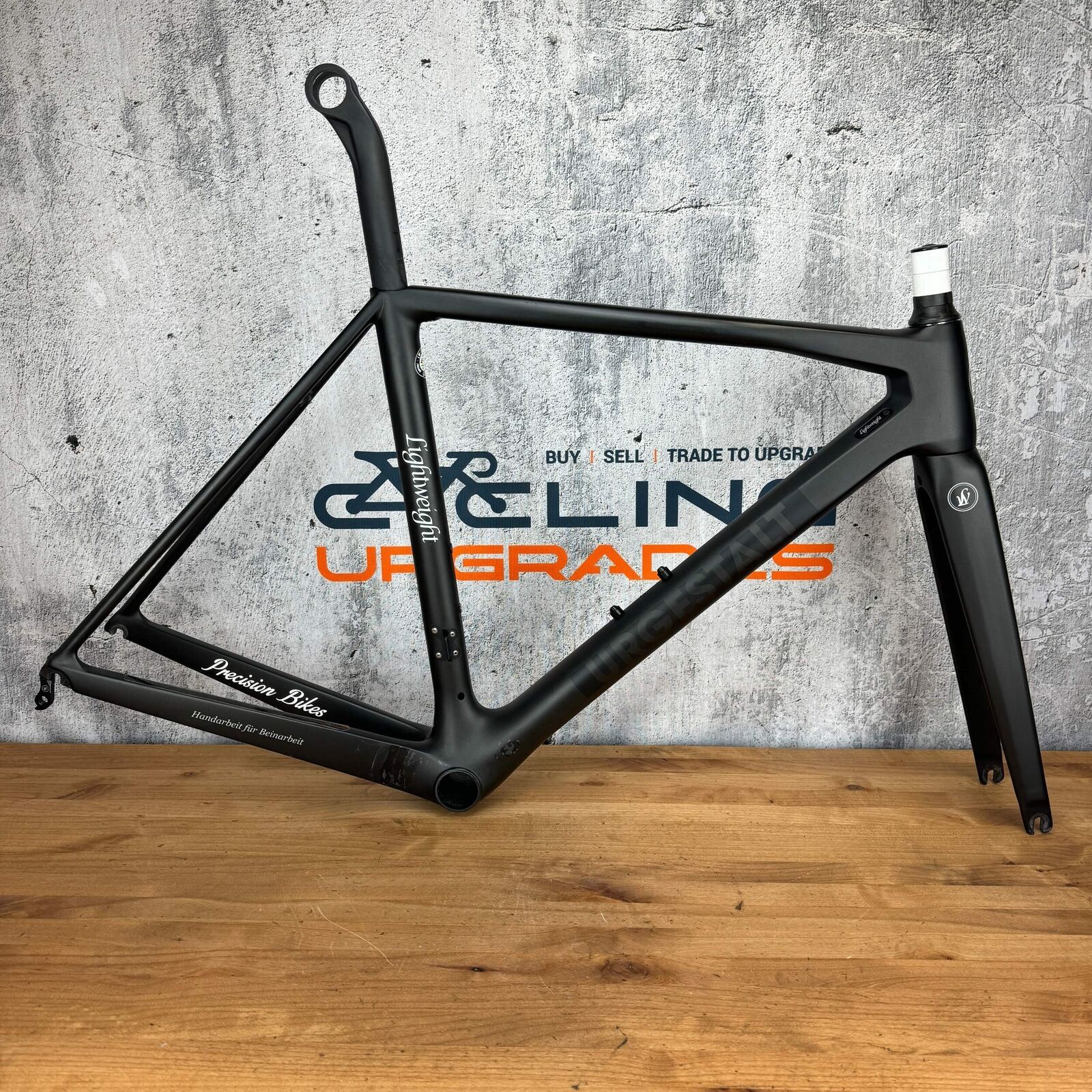 Lightweight Urgestalt 51cm Rim Brake Carbon Frameset 700c 1421g
