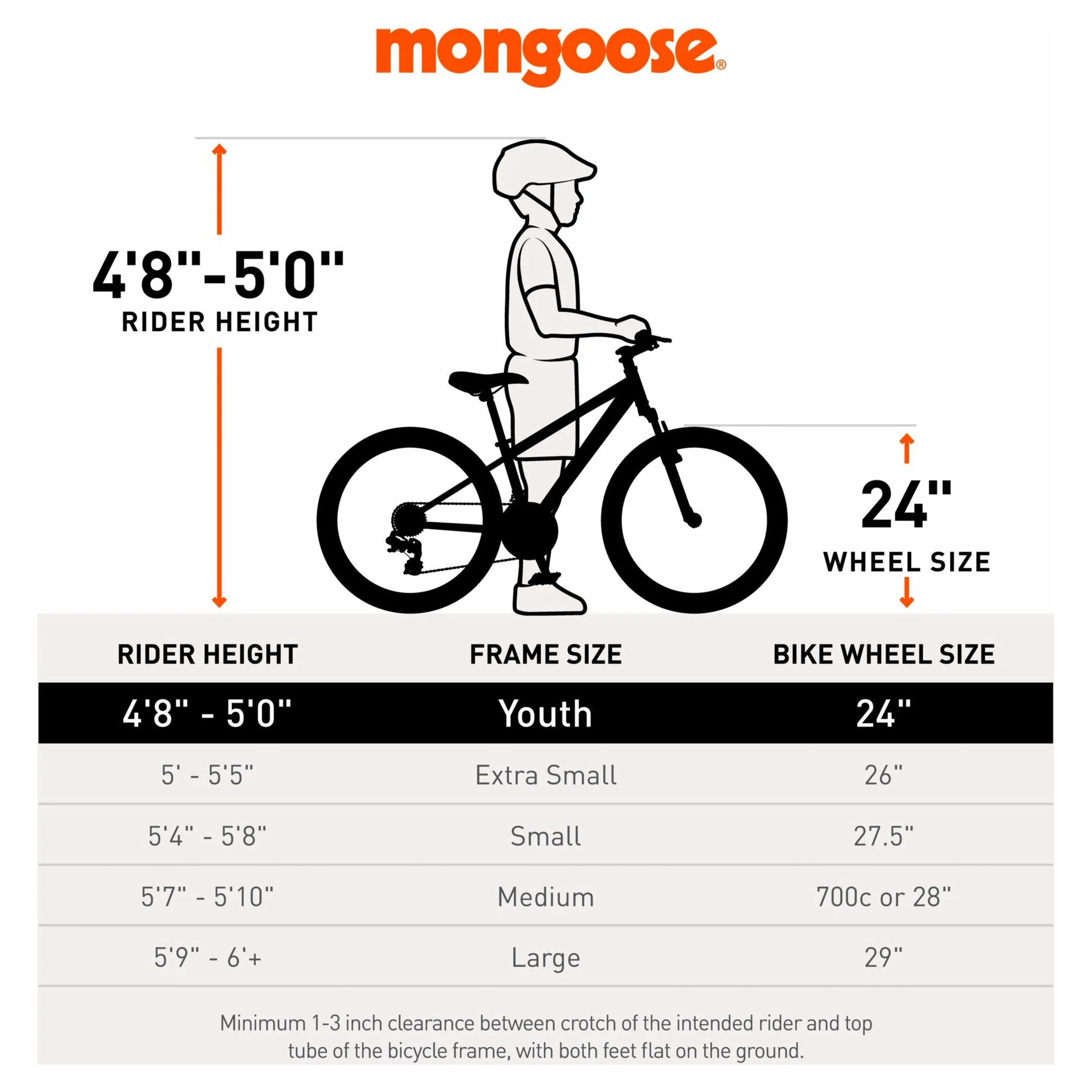 Mongoose 24-in. Excursion Unisex Mountain Bike, Black and Yellow, 21 Speeds