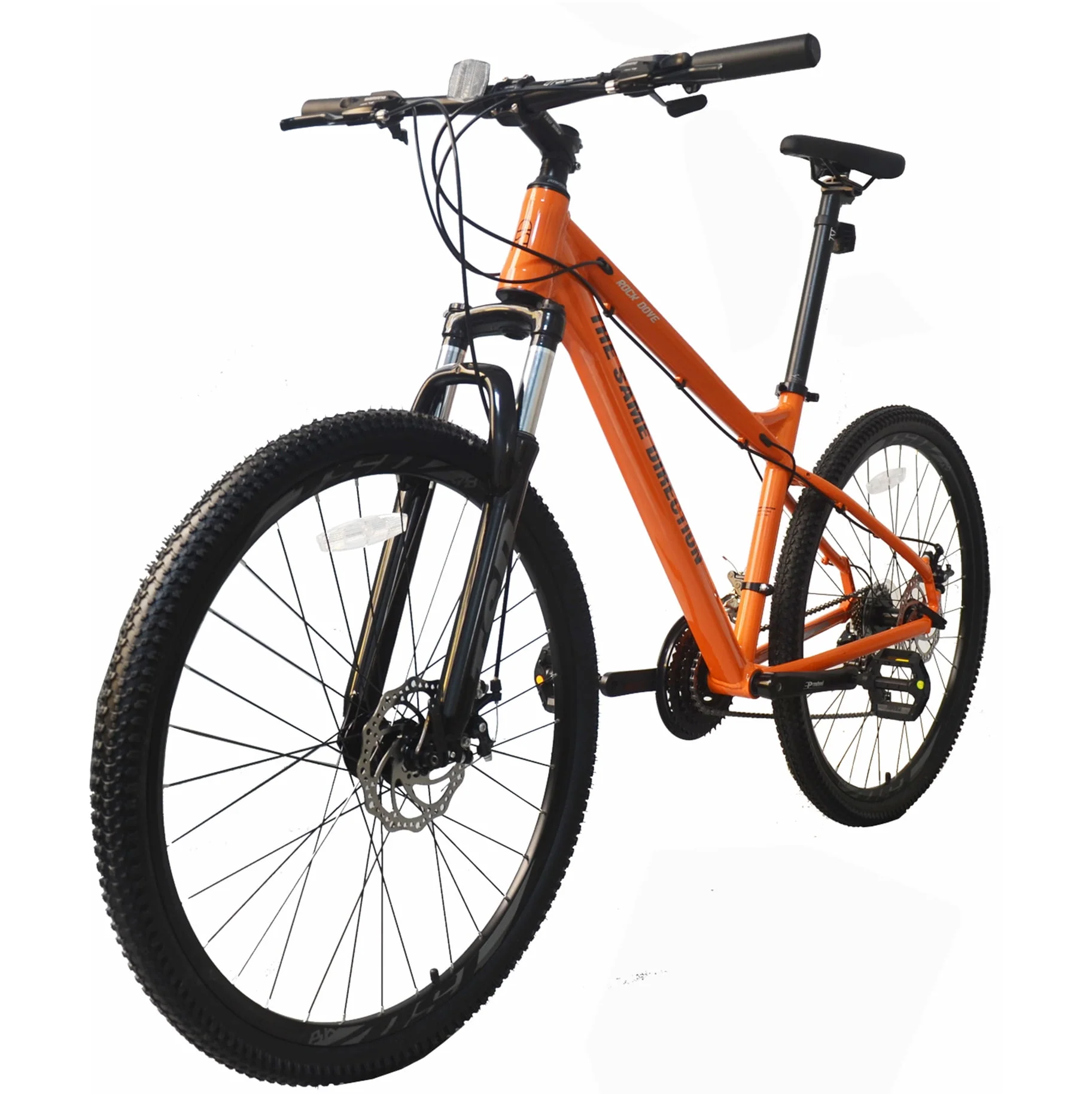 TSD Bicycles TSDB202-27-Orange TSD Bicycles - Rock Dove Hardtail Mountain Bicycle