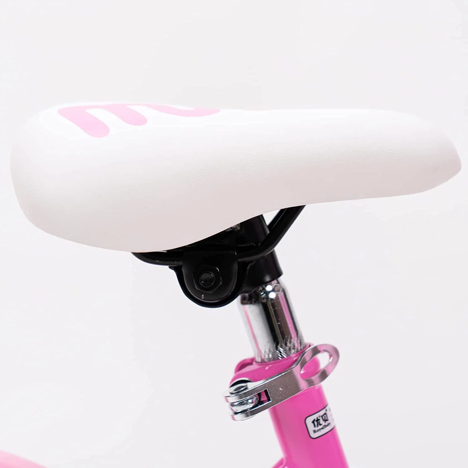 RoyalBaby Chipmunk Girls Kids Bike Bicycle with Basket Training Wheels 14 Inch Lollipop Pink