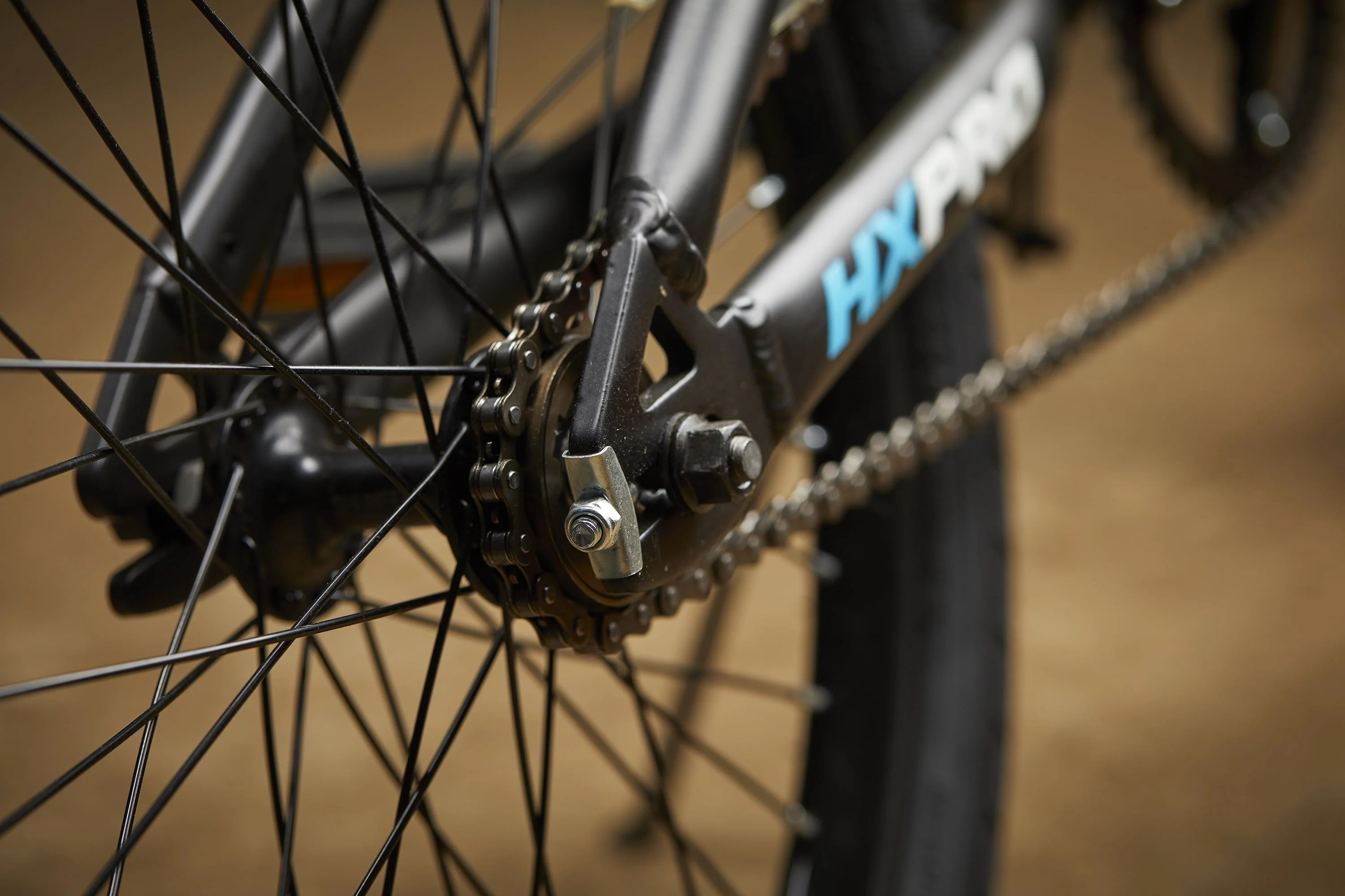 20-inch BMX Bikes HX-Pro Bike, Black with Teal, Aluminum Frame