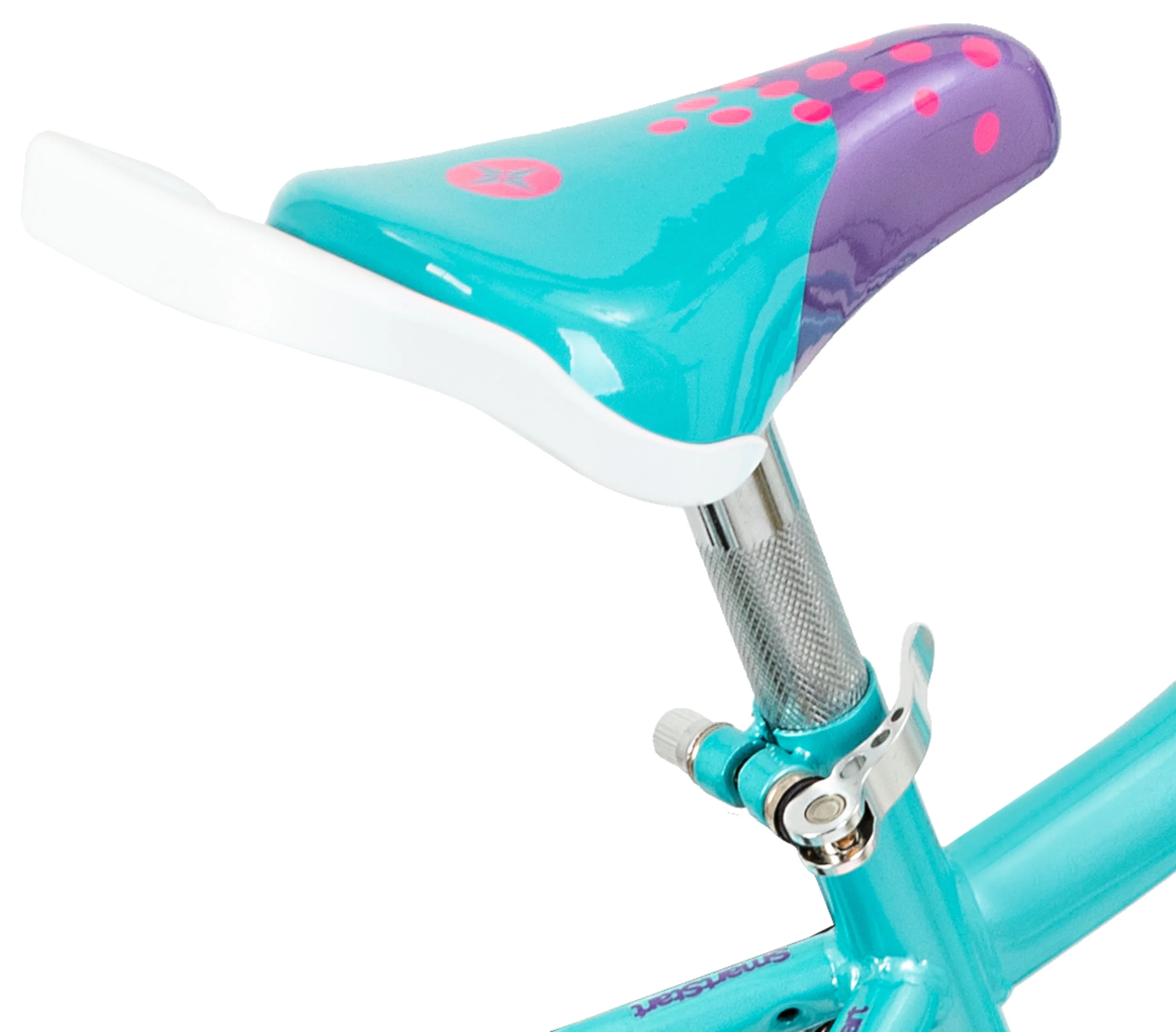 Schwinn Breeze 16 Inch Girls Kids Bike with Basket and Training Wheels, Ages 3-7, Teal and Purple