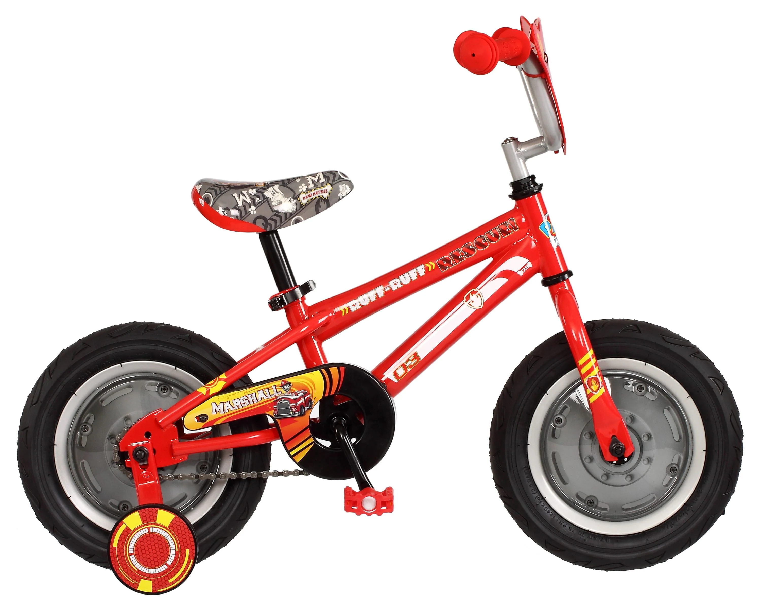 Nickelodeon Paw Patrol Marshall 12in. Kids Bike By Schwinn, Ages 2 to 4, Red