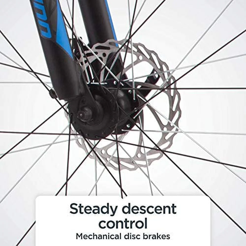 Schwinn S29 Men’s Mountain Bike, 29 In. Wheels, 18 In. and Medium Aluminum Frame, Dual-Suspension, Mechanical Disc Brakes, Matte Black