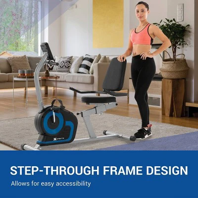 XTERRA Fitness SB120 Recumbent Exercise Bike - Black