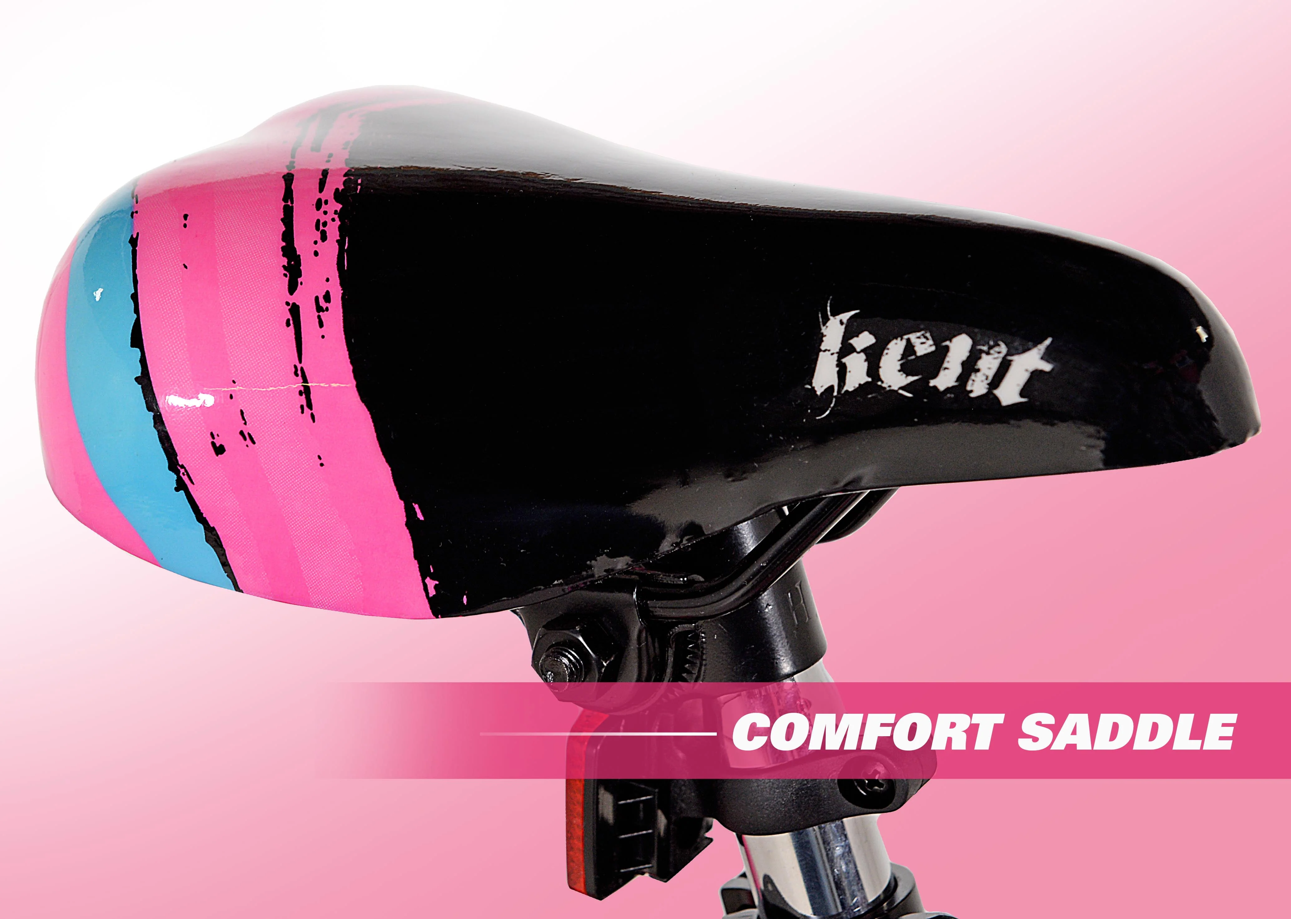 Kent Bicycles 18 inch Girl's Sparkles Bicycle, Black and Pink