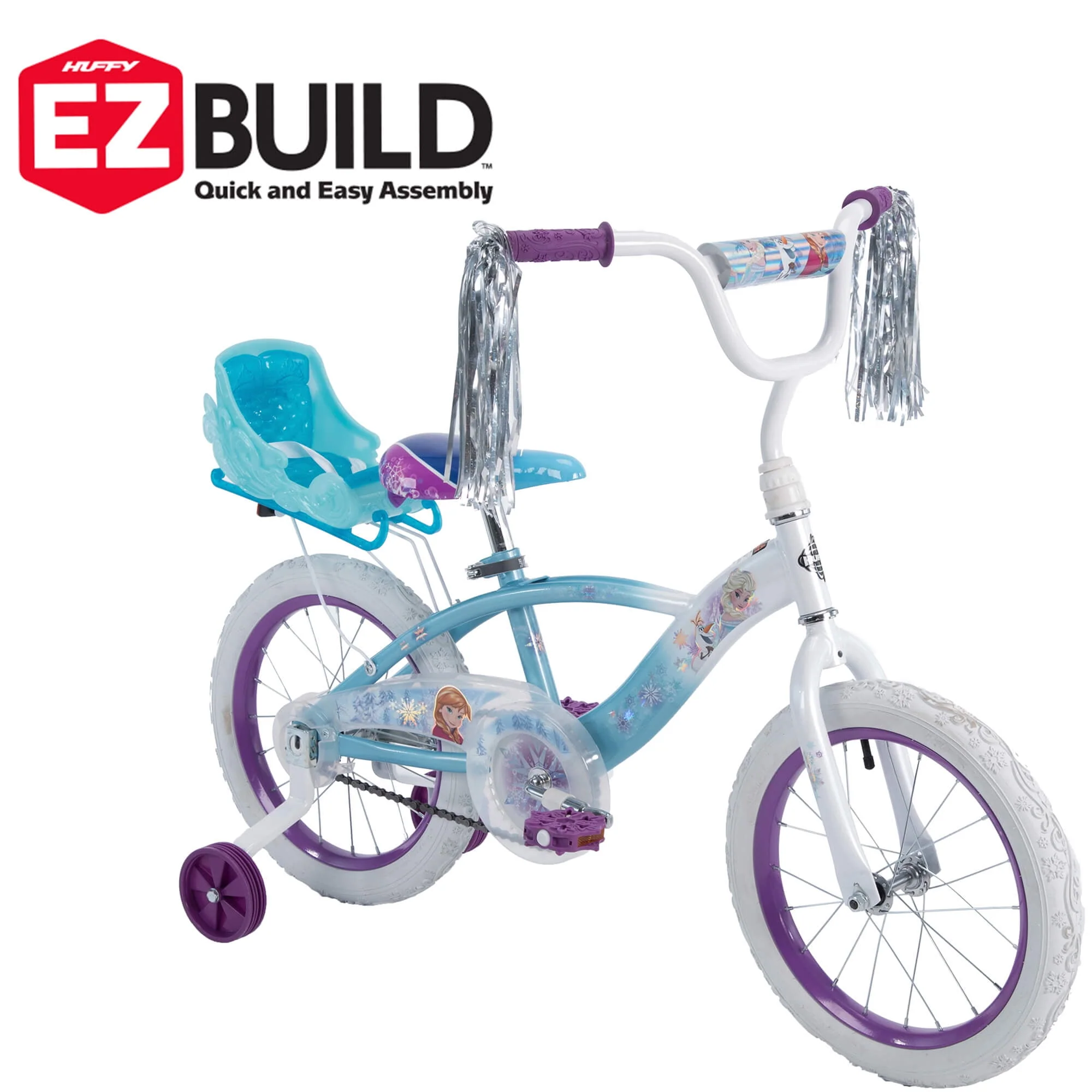 Disney Frozen 16-inch Girls' Bike, Ages 4+ Years,  by Huffy