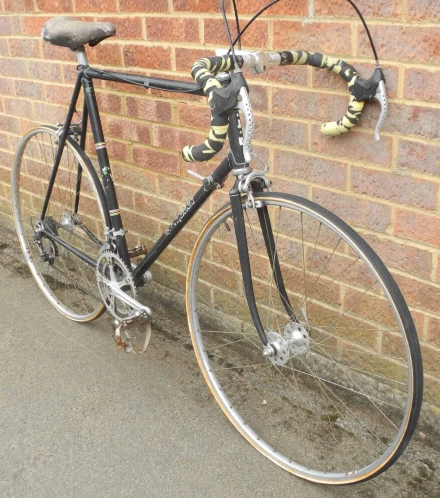 24" R J Quinn classic 531 steel racing bike