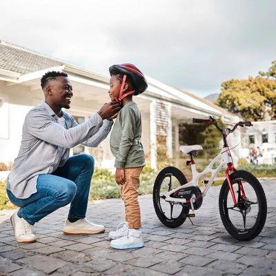 RoyalBaby RoyalMg Galaxy Fleet Children Kids Bicycle w/2 Disc Brakes and Training Wheels, for Boys and Girls Ages 3 to 5