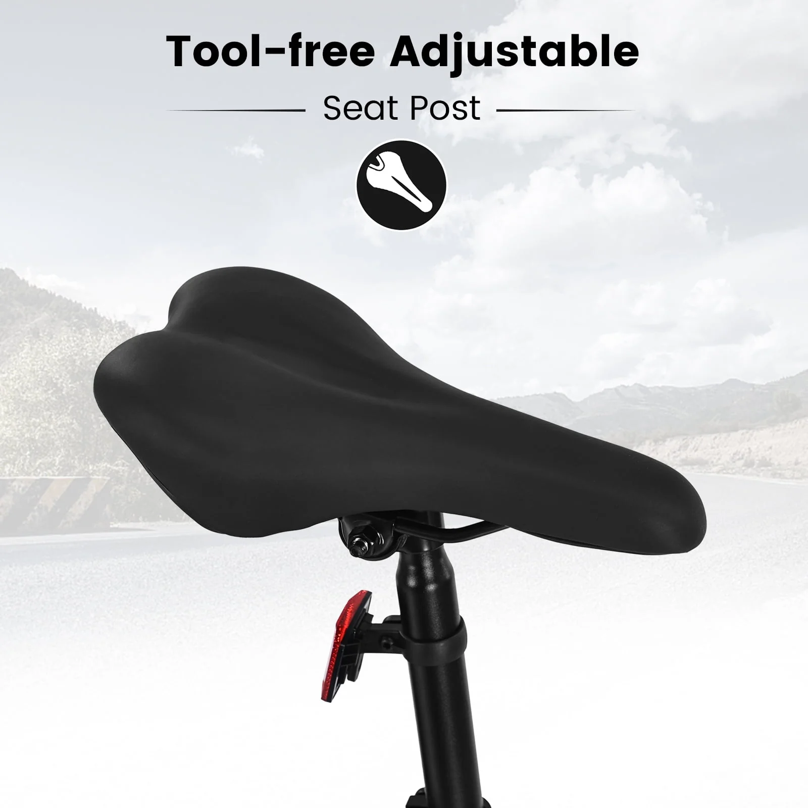 26 Inch Fat Tire Bike Adult/Youth Full Shimano 21 Speed Mountain Bike, Dual Disc Brake, High-Carbon Steel Frame, Front Suspension, Mountain Trail Bike, Urban Commuter City Bicycle